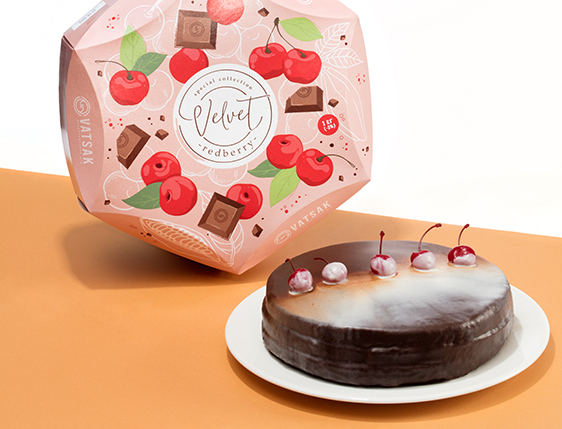 Tort "Velvet Redberry" - 2 Imagine