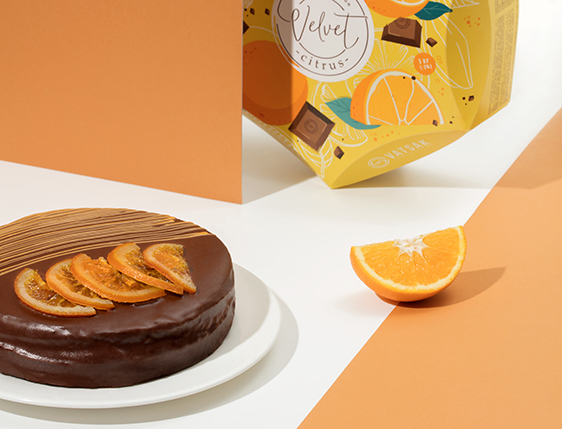 Tort "Velvet Citrus" - 3 Imagine